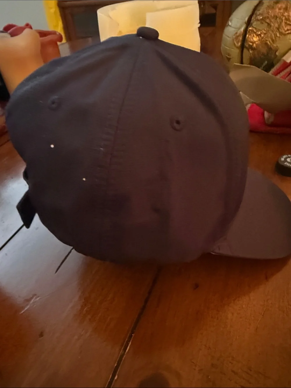 Navy Baseball Cap with Yellow Fox Patch